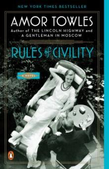 Book Clubs, March 24, 2026, 03/24/2026, Discuss&nbsp;Rules of Civility by Amor Towles