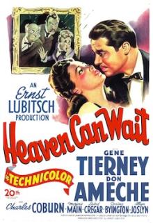 Films, April 27, 2026, 04/27/2026, Heaven Can Wait (1943): Supernatural Comedy Starring Gene Tierney