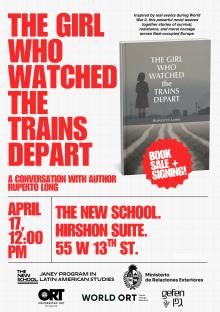 Book Discussions, April 17, 2026, 04/17/2026, Book Launch:&nbsp;The Girl Who Watched the Trains Depart (+ Author Signing)