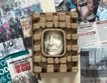 Opening Receptions, April 02, 2026, 04/02/2026, Sculpture, Collages, and Portraiture: Grief and Political Unrest