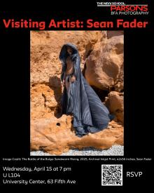 Lectures, April 15, 2026, 04/15/2026, Interdisciplinary Artist&nbsp;Sean Fader Discusses His Craft & Career
