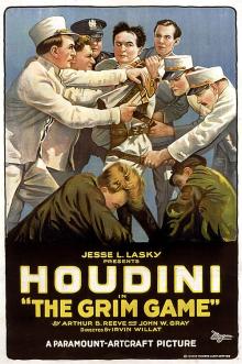 Screenings, May 15, 2026, 05/15/2026, The Grim Game (1919): Silent Drama Film with Harry Houdini (+ Discussion)