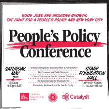Conferences, May 02, 2026, 05/02/2026, Interrogate Public Resource Policies in NYC