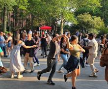 Dancings, June 17, 2026, 06/17/2026, Salsa Dancing on the Plaza (Lesson + Open Dance Floor)