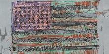 Workshops, July 14, 2026, 07/14/2026, Collage Art Inspired by Painter/Sculptor Jasper Johns' American Flag Works