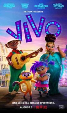 Movie in a Parks, August 13, 2026, 08/13/2026, Vivo (2021): Animated Musical Comedy-Drama&nbsp;Starring Lin-Manuel Miranda on the Waterfront