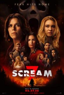 Films, August 27, 2026, 08/27/2026, Scream 7 (2026): Slasher Film