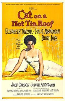 Films, August 14, 2026, 08/14/2026, Cat on a Hot Tin Roof (1958): Old Hollywood Drama with Elizabeth Taylor & Paul Newman