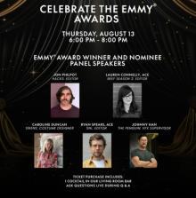 Discussions, August 13, 2026, 08/13/2026, Emmy Award Panel Discussion with Creatives from Hacks, SNL, The Penguin, & More