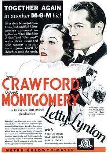 Films, September 10, 2026, 09/10/2026, Letty Lynton (1932): Classic Romantic Drama&nbsp;Starring Joan Crawford