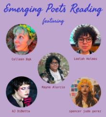 Poetry Readings, August 26, 2026, 08/26/2026, Lyric & Narrative Poetry with Emerging Writers (+ Q&A & Signing)