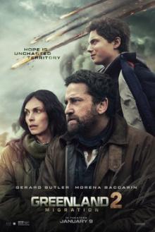 Movie in a Parks, August 15, 2026, 08/15/2026, Greenland 2: Migration (2026) -- Post-Apocalyptic Film with&nbsp;Gerard Butler (Outdoors)
