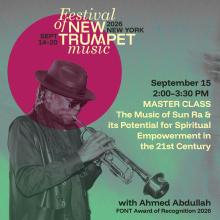 Concerts, September 15, 2026, 09/15/2026, Learn the Ins & Outs of Innovative Trumpet Playing