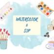 Workshops, November 04, 2026, 11/04/2026, Free-Form Watercolor Paint & Sip
