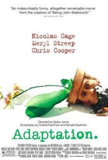 Films, November 21, 2026, 11/21/2026, Adaptation (2002): Comedy-Drama Starring Meryl Streep & Nicolas Cage